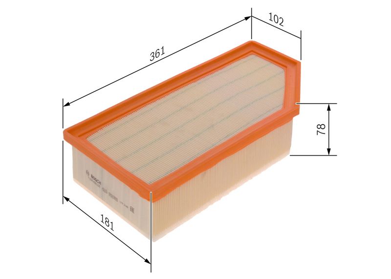 Õhufilter, BOSCH F 026 400 520