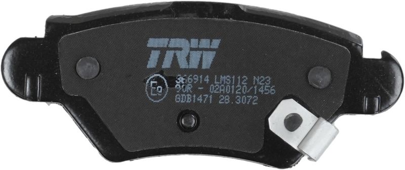 TRW GDB1471 Brake Pad Set, disc brake