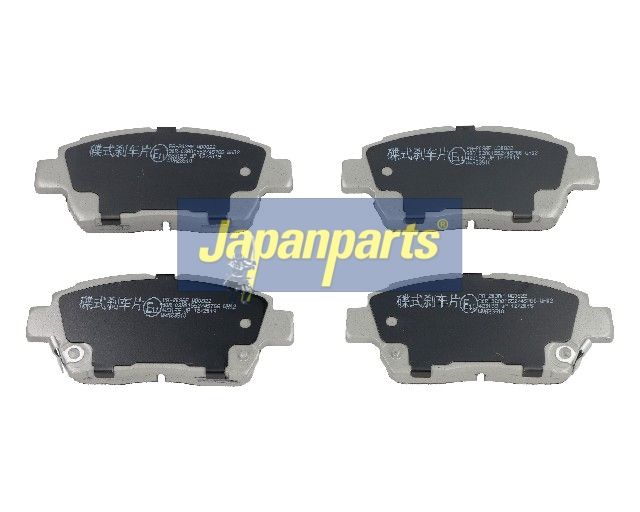set placute frana,frana disc JAPANPARTS PA-203AF