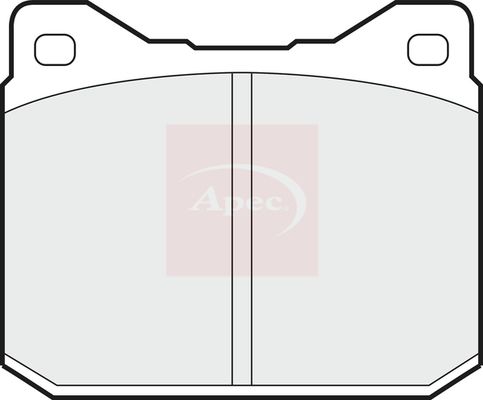 APEC Brake Pad Set, disc brake PAD347