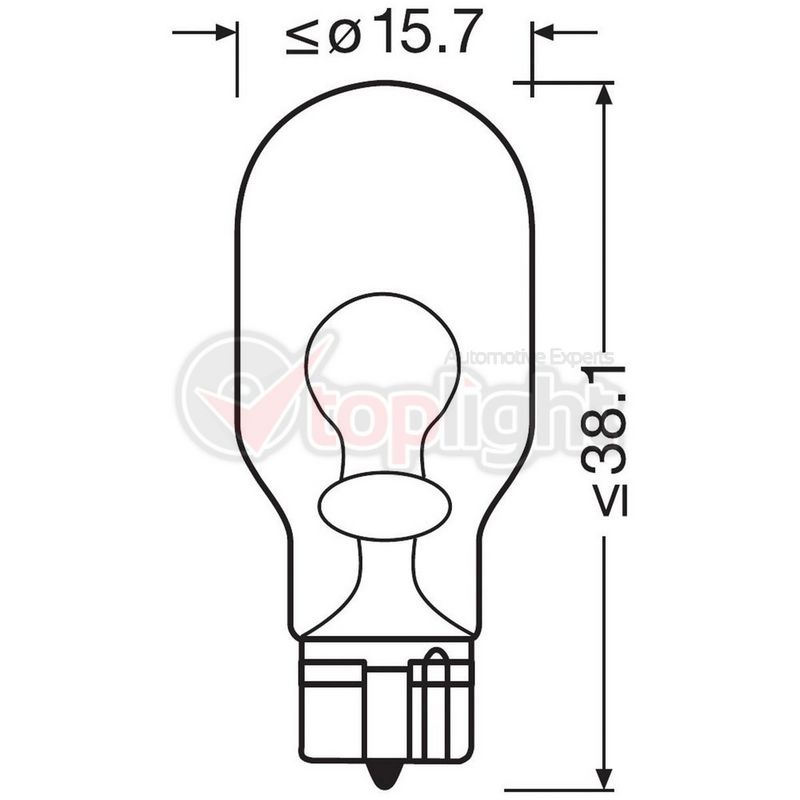 AE TOPLIGHT 39018 Bulb W16W 12V 16W