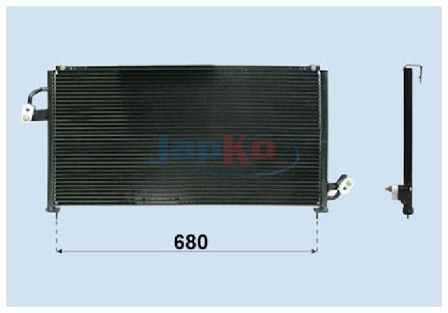 JAPKO CND243007 - Kondicionieriaus radiatorius
