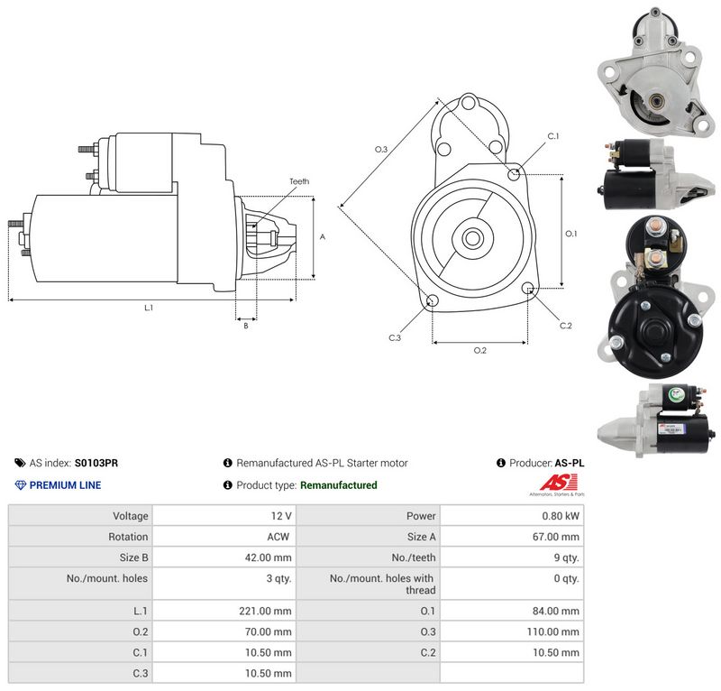 This part match OEM code: NAD101080