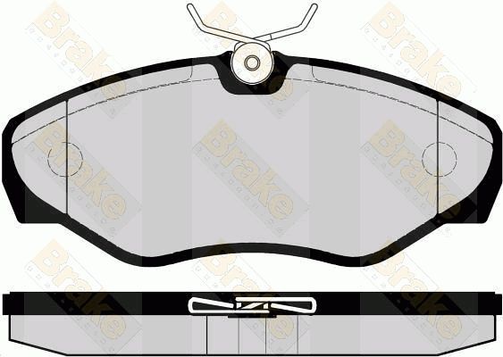 Brake Engineering Brake Pad Set, disc brake PA1490