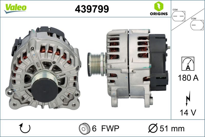 VALEO Dynamo / Alternator 439799