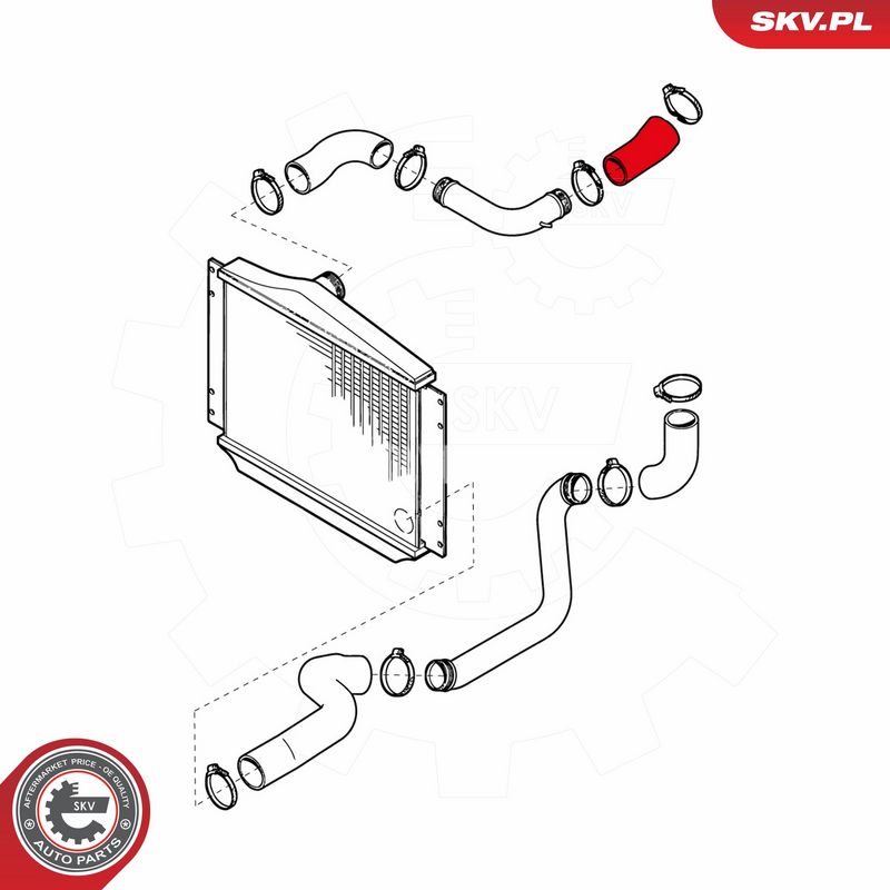 ESEN SKV 24SKV884 Charge Air Hose