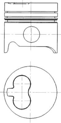 KOLBENSCHMIDT dugattyú 93783800