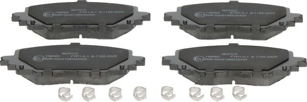 MAPCO Remblokkenset, schijfrem