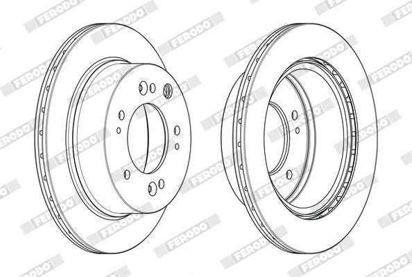 FERODO DDF2285C Brake Disc