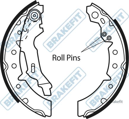APEC Brake Shoe Set BSH1107