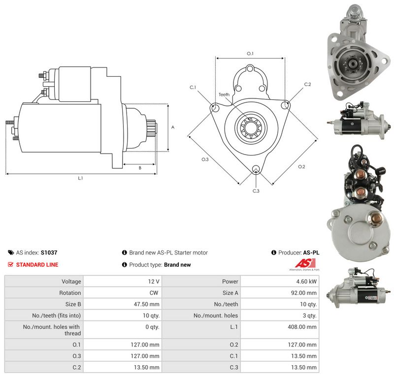 AS-PL S1037 Starter