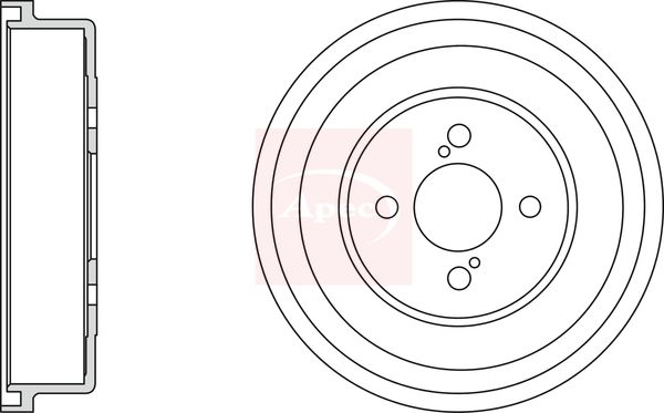 APEC Brake Drum DRM9973