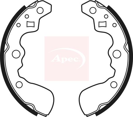APEC Brake Shoe Set SHU515