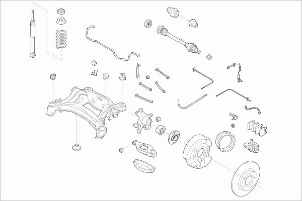 LEMFÖRDER kerékfelfüggesztés MERCE-C-KLA-RL009