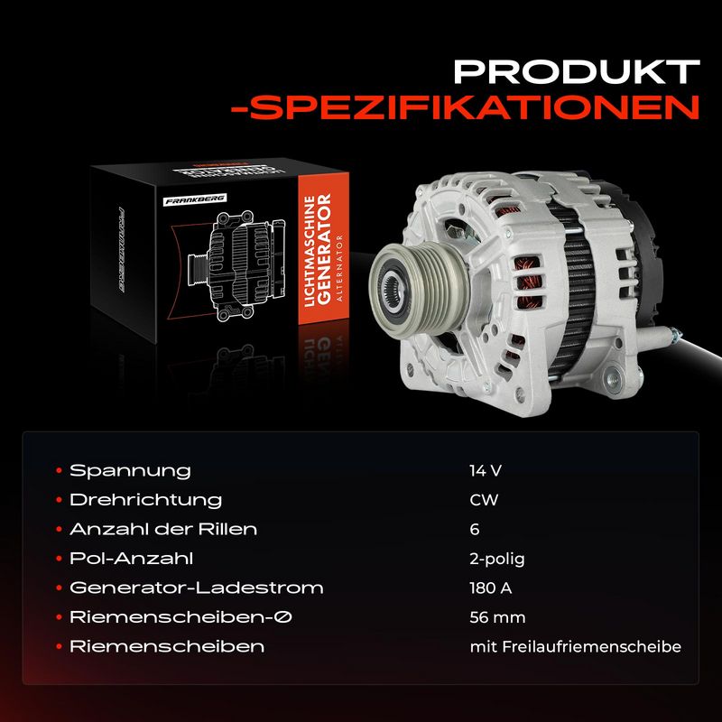 Frankberg 5481FB0032094 Alternator