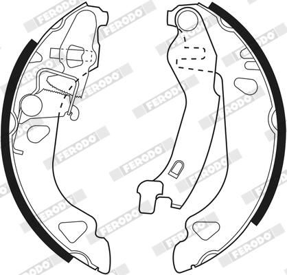 FERODO FSB477 Brake Shoe Set