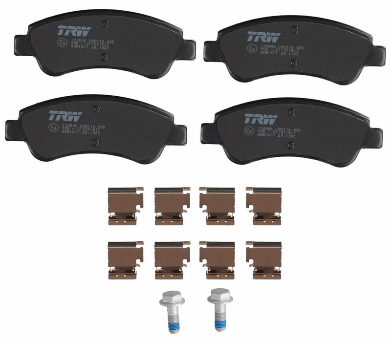 TRW GDB1677 Brake Pad Set, disc brake