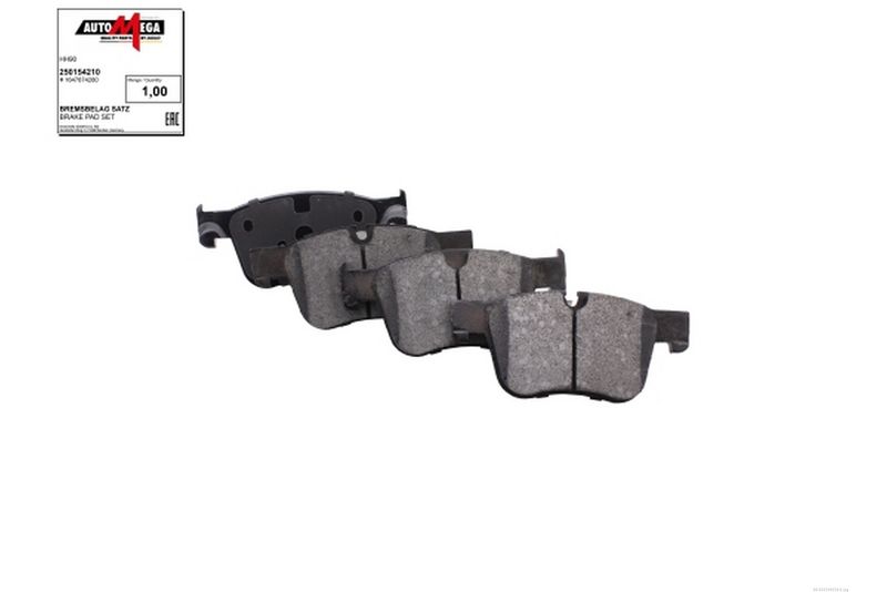 AUTOMEGA 250154210 - Brake Pad Set, disc brake