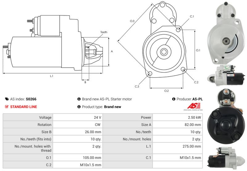 Starter, AS-PL S0266