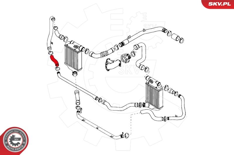 ESEN SKV 24SKV081 Charge Air Hose