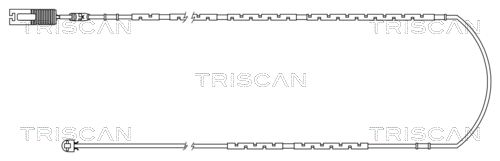 TRISCAN figyelmezető kontaktus, fékbetétkopás 8115 11018