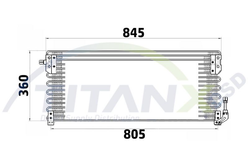 Kondenzátor, klimatizace CD129003