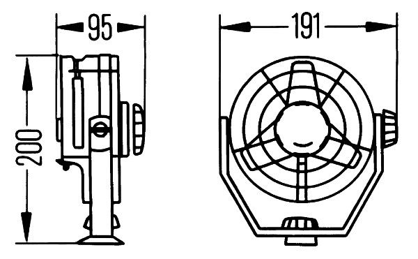 HELLA 8EV 003 361-011 Fan