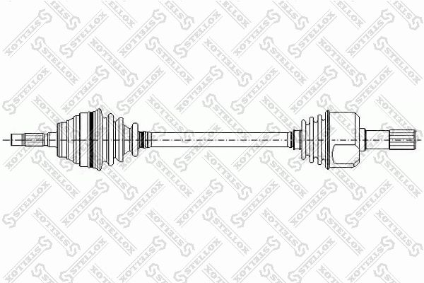 STELLOX hajtótengely 158 1004-SX