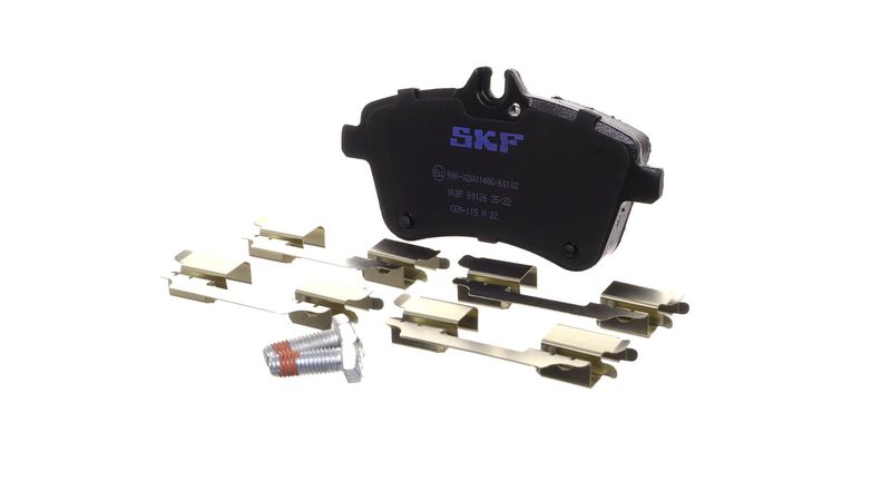 SKF VKBP80126 Комплект гальмівних накладок, дискове гальмо