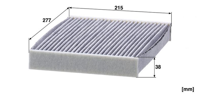 Filter, salongiõhk, MANN-FILTER CUK 28 045