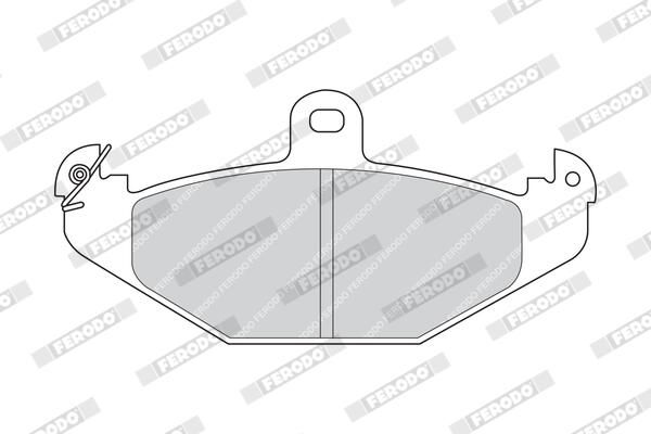 FERODO FDB878 Brake Pad Set, disc brake