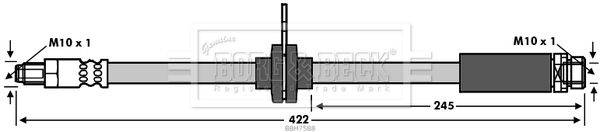 BORG & BECK fékcső BBH7588