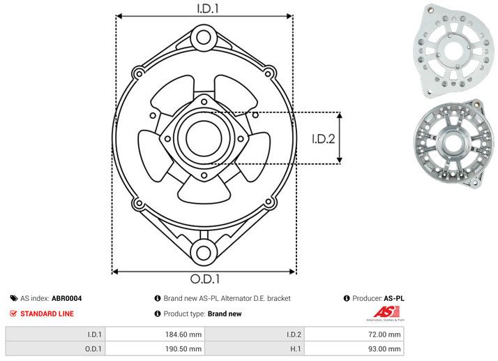 Kaitsekate, generaator, AS-PL ABR0004