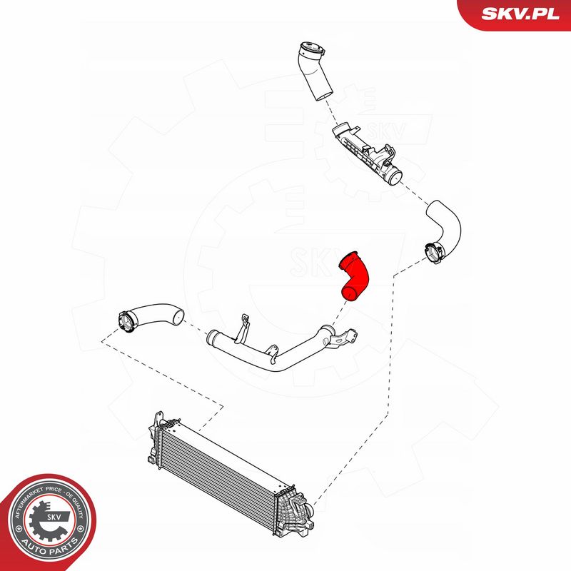 ESEN SKV 43SKV149 Charge Air Hose