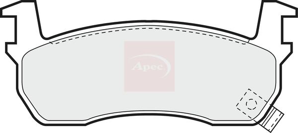 APEC Brake Pad Set, disc brake PAD509