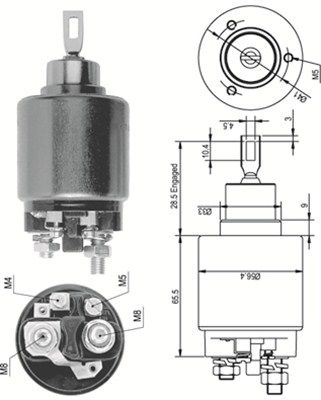 Магнітний перемикач, стартер, Magneti Marelli 940113050124