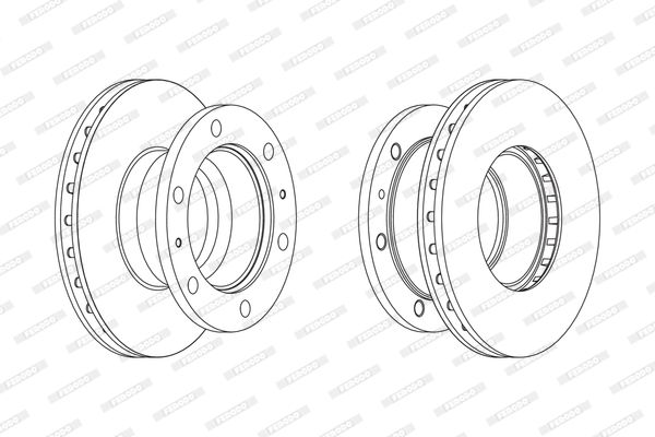 Ferodo Brake Disc FCR338A