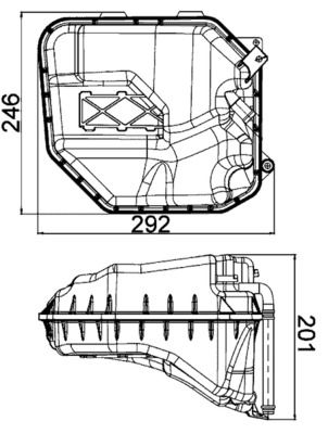 Бачок расширительный KNECHT/MAHLE