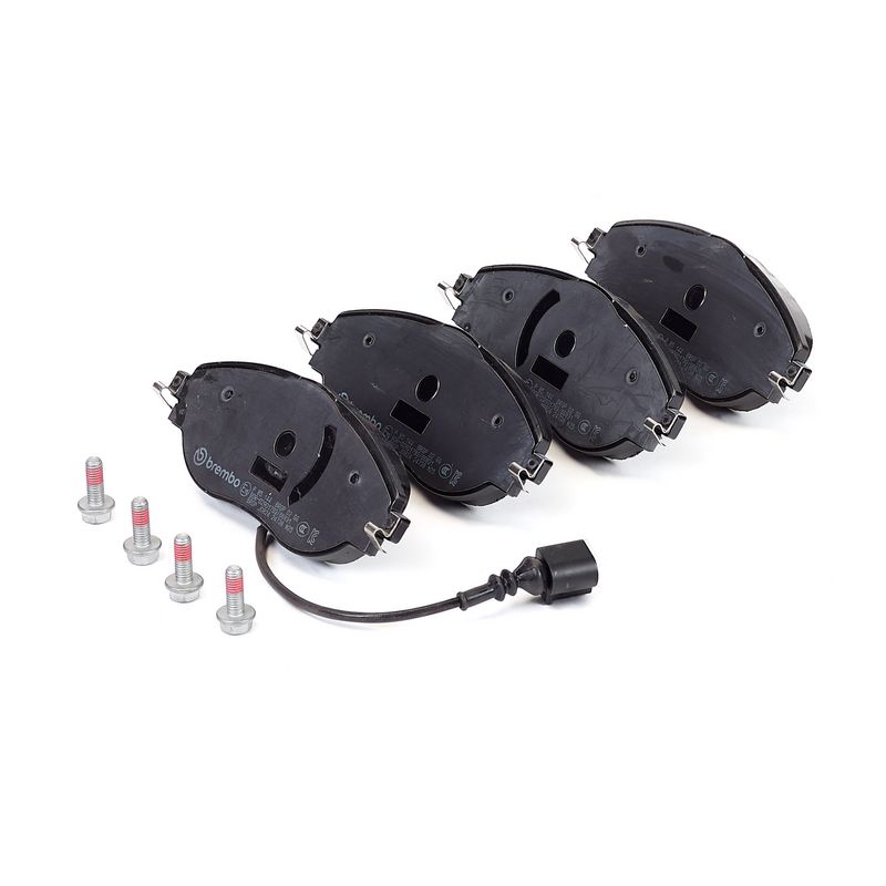 Piduriklotsi komplekt, ketaspidur, BREMBO P 85 144