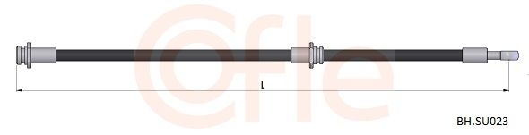 COFLE fékcső 92.BH.SU023