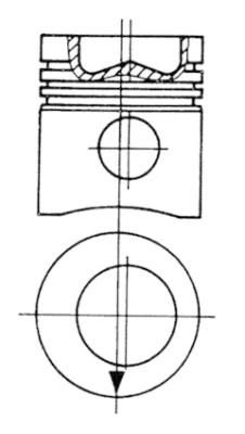 Product Image - Zuiger - 93445700 - KOLBENSCHMIDT