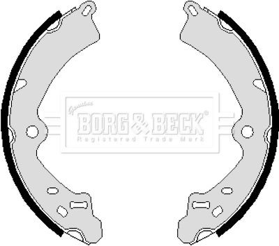 BORG & BECK fékpofakészlet BBS6062