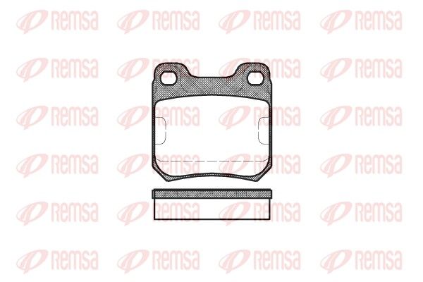 Комплект тормозных колодок на 9-3, 9-5, Calibra, Vectra B