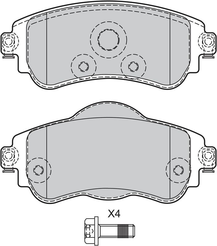 VALEO 601293 Brake Pad Set, disc brake