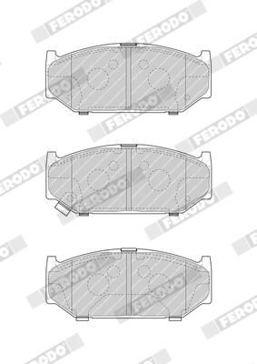 FERODO FDB4705 Brake Pad Set, disc brake