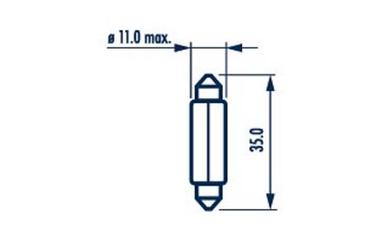 NARVA 171253000 Bulb, licence plate light