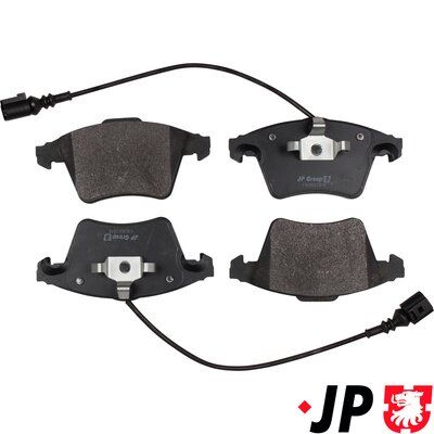 1163607910 JP GROUP VW гальмівні колодки передн.Touareg (teves) 02-