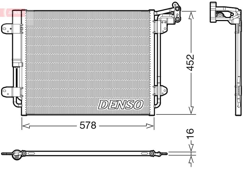 DENSO kondenzátor, klíma DCN32067