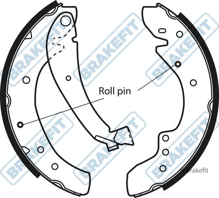 APEC Brake Shoe Set BSH1097