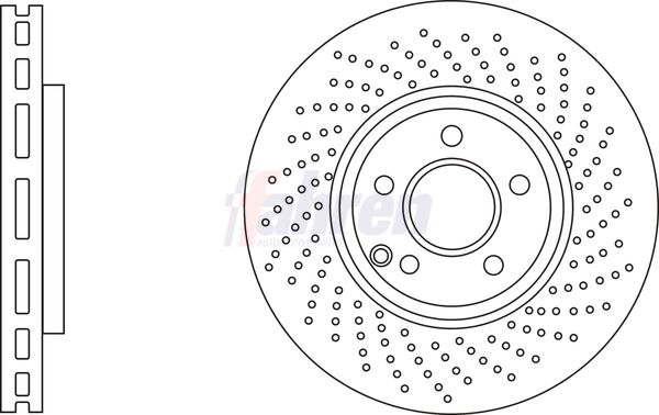 Fahren Brake Disc FBD7153